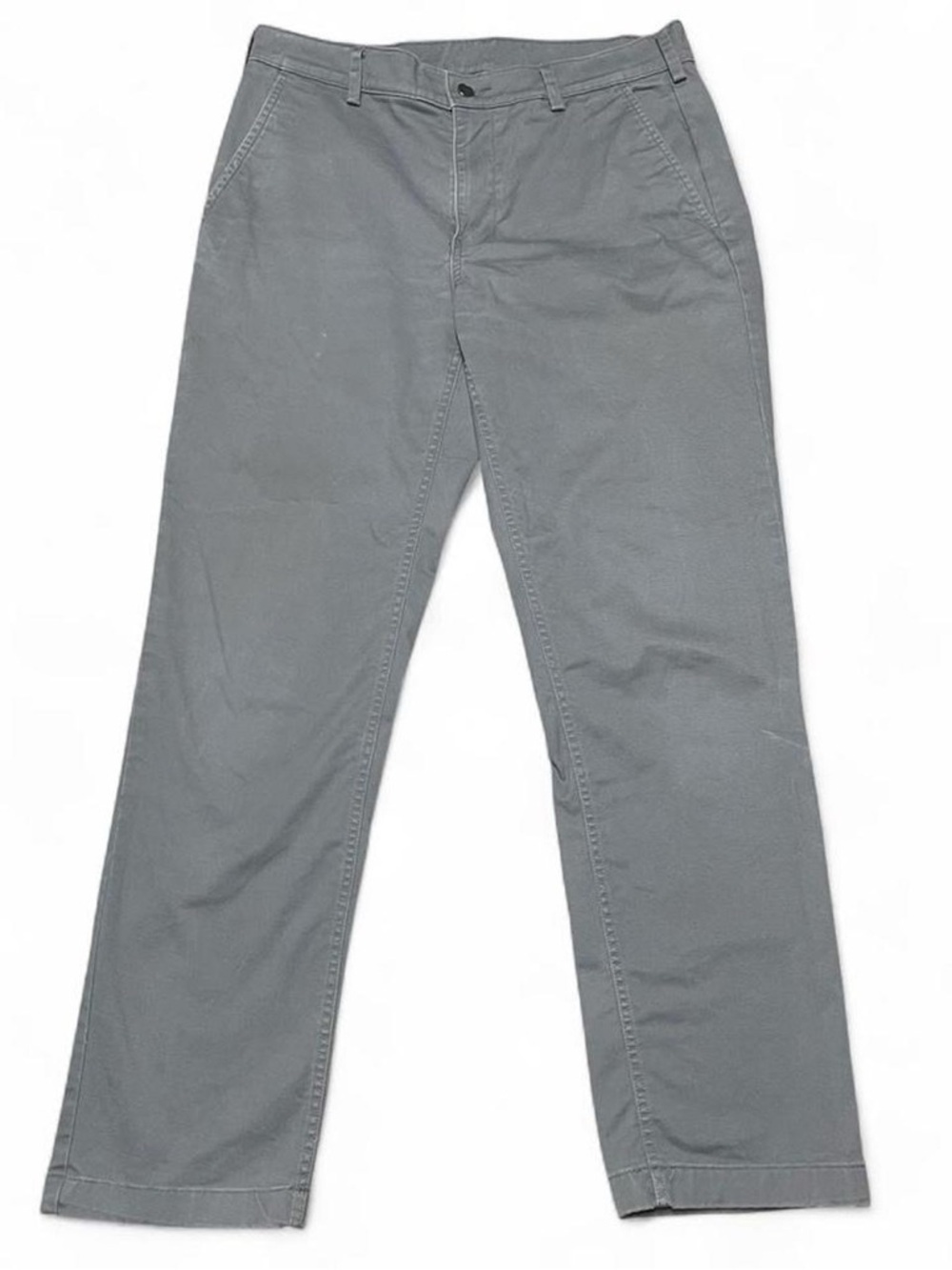 Duluth Trading 40 Grit 34x32 Men’s Slim Fit Cargo Pants Gray Canvas Work Outdoor